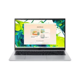ACER Aspire Go 15 AG15-72P Pure Silver 15.6'' ComfyView IPS FHD (Intel Core 7 150U 10xCore 1.8-5.4GHz, 16GB DDR4 RAM (1slot free), 1TB PCIe NVMe SSD, Intel Graphics, WiFi6-AX/BT 5.2, 53Wh, FHD webcam, EN/RU/UA, Linux, 1.53kg) NX.JSVEU.009