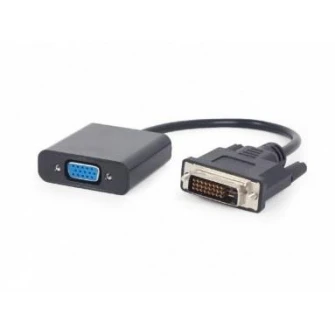 Adapter DVID-VGA - Gembird  A-DVID-VGAF-01,  DVI-D to VGA adapter cable, Black