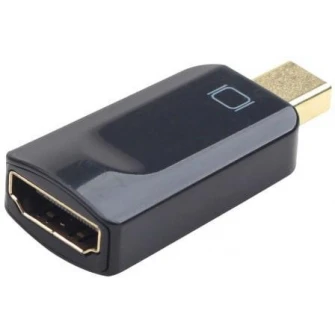 Adapter miniDP-HDMI - Gembird A-mDPM-HDMIF-01, Mini DisplayPort to HDMI adapter, Converts digital Mini DisplayPort input into digital HDMI output
