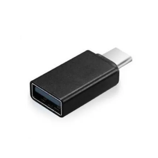 Adapter Type-C-USB2.0 - Gembird A-USB2-CMAF-01, USB 2.0 type-C (male) to type-A (female) adapter plug, Black