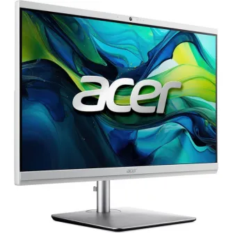 All-in-One PC - 23.8'' ACER Aspire C24-195ES FHD IPS 250nits, Intel Core Ultra 7 155U, 32GB (2x16Gb) DDR5 RAM, 512GB M.2 PCIe SSD (2 slots), Intel Iris Xe Graphics, 1 x HDMI Out, 1 x USB-C 3.2 G2, 5MP Cam, WiFi7+BT 5.3, LAN, 65W PSU, Wireless KB and MS, H