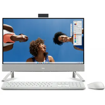 All-in-One PC - 23.8'' DELL Inspiron 5430 FHD IPS AG Narrow Border Infinity Display (Intel Core 5 120U, 16GB (2x8Gb) DDR4, 1TB M.2 PCIe NVMe SSD, Intel Graphics, 5MP IR Tilt Cam, Intel WiFi6E AX211 BT 5.3,  Wireless KM5221W KB+MS, 90 Watt AC Adapter, Win1
