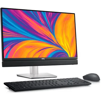 All-in-One PC - 23.8'' DELL OptiPlex 7420 FHD IPS Non-Touch AG (Intel Core i7-14700, 16GB (1X16GB) DDR5, M.2 512GB SSD PCIe NVMe 2230, CR, Integrated graphics, WiFi6E AX211 2x2 BT5.2, TPM, FHD Cam, KM5221W, PSU 160W, HAS Stand, Ubuntu, Black)