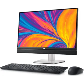 All-in-One PC - 23.8'' DELL OptiPlex 7420 FHD IPS Non-Touch AG (Intel Core i7-14700, 16GB (1X16GB) DDR5, M.2 512GB SSD PCIe NVMe 2230, CR, Integrated graphics, WiFi6E AX211 2x2 BT5.2, TPM, FHD Cam, KM5221W, PSU 160W, HAS Stand, Ubuntu, Black)