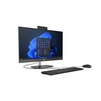 All-in-One PC - 23.8'' HP ProOne 240 G10 FHD IPS, Intel Core Ultra 5 125U, 1x16GB (2 slots) DDR5 SODIMM, 512Gb SSD 2280 PCIe NVMe, Intel Arc Graphics, 5MP FHD Cam, No WLAN, LAN, HDMI Out, 1xUSB-C 3.2 G1, 4xUSB-A, 90W AC Adapter, White USB KB+MS HP 125, Wi
