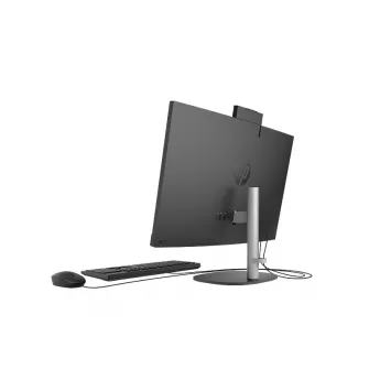 All-in-One PC - 23.8'' HP ProOne 240 G10 FHD IPS, Intel Core Ultra 7 155U, 1x16GB (2 slots) DDR5 SODIMM, 512Gb SSD 2280 PCIe NVMe, Intel Arc Graphics, 5MP FHD Cam, No WLAN, LAN, HDMI Out, 1xUSB-C 3.2 G1, 4xUSB-A, 90W AC Adapter, White USB KB+MS HP 125, Wi