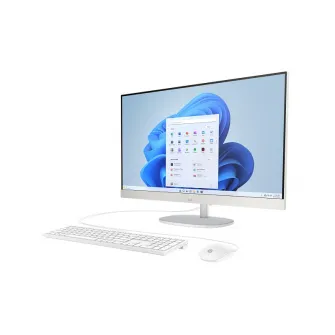 All-in-One PC - 27'' HP AiO 27-cr2100ci 27'' FHD IPS AG, Intel Core Ultra 5 225U, 16Gb (2x8Gb) DDR5, 512GB M.2 PCIe NVMe SSD, Intel Integrated Graphics, CR, FHD IR Cam, WiFi6 + BT5.2, HDMI, LAN, Wireless KB+MS 510SP, FreeDos, Shell White.