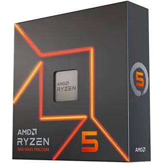 AMD Ryzen 5 7600X, Socket AM5, 4.7-5.3GHz (6C/12T), 6MB L2 + 32MB L3 Cache, AMD Radeon Graphics, 5nm 105W, Zen4, Unlocked, Retail (without cooler)
