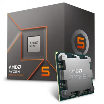 AMD Ryzen 5 8400F, Socket AM5, 4.2-4.7GHz (6C/12T), 6MB L2 + 16MB L3 Cache, No Integrated Graphics, 4nm 65W, Zen4, Unlocked, tray