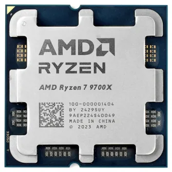 AMD Ryzen 7 9700X, Socket AM5, 3.8-5.5GHz (8C/16T), 8MB L2 + 32MB L3 Cache, AMD Radeon Graphics, 4nm 65W, Zen5, Unlocked, Retail (without cooler)
