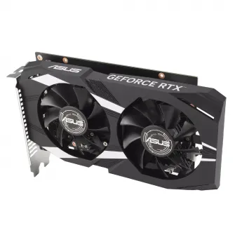 ASUS Dual GeForce RTX 3050 OC Edition 6GB GDDR6 96bit, 1537/14000MHz, 1xDVI, 1xHDMI, 1xDP, Dual Fan, PCI-E 4.0, 2-slot design, Axial-tech fans, 0dB technology, GPU Tweak III, Stainless Steel bracket, IP5X dust resistance, Black, Retail