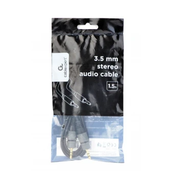 Audio cable CCAP-3535MM-1.5M, 3.5 mm stereo audio cable, 1.5 m
