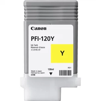 Canon Ink Tank PFI-120 Yellow EMEA , 200ml for Canon imagePROGRAF TM-200, TM-205, TM-300, TM-305