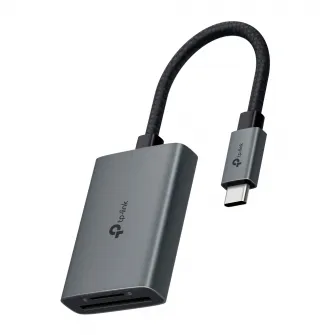 Card Reader TP-LINK UA430C, USB-C 3.0, SD + microSD UHS-II / UHS-I, Portable, Stylish, Minimalist design, The reading speeds up to 200 MB/s