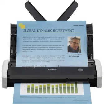 Document Scanner Canon R10 (4861C003), ADF (90 sheets 80g/m2), 3-colour (RGB) LED, CMOS CIS 1 Line Sensor,  Front/ Back/ Duplex, B&W 12 ppm / colour 9 ppm, 600 x 600dpi, 24-bit colour, 64–128 g/m2, Daily Duty Cycle: 500 scans/day, USB 2.0, W 0.9kg
