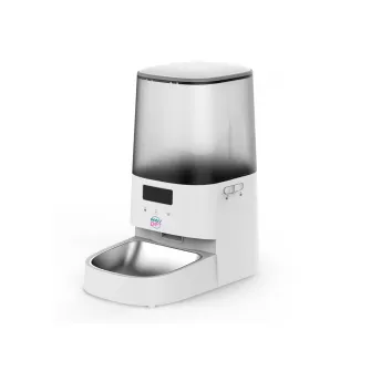 Easy Pet automatic pet feeder 5L for dogs and cats with Wi-Fi and App (Tuya Smart), Program from 1 to 10 meals/day, Touch panel, LED display, Child lock, Dual power modes: anti-bite USB cable/batteries (3xLR20/D not included), Semi-transparent container,