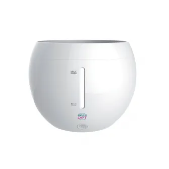 Easy Pet smart water fountain 2L, Multi-layer cartridge filter, Water level and TDS sensor, Silent pump, Completely removable for easy cleaning , 21.5x21.5x17cm, white