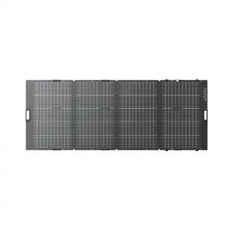 EcoFlow 400W Lightweight Portable Solar Panel, Bifacial Design, Rated Power:425 Watts, 3-angle (30Â°/45Â°/60Â°) adjustable stand and integrated solar angle guide, Cell type: N Type TOPCon monocrystalline silicon, Efficiency 25%, Folded: 659 x 967 x 36 mm,
