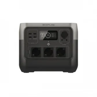 EcoFlow RIVER 2 PRO Portable Power Station, Capacity: 768Wh, AC Output: 800W total (surge 1600W), Number outlets 11 (4 AC outlets, 3 USB-A, USB-C, 2 DC 5521 Output, Car Power Output: 126W Max), Mobile App, Net Weight: 7.8kg, Dimension: 27x26x22.6cm, Charg