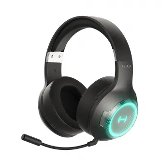Edifier G33BT Grey / Bluetooth Gaming On-ear headphones with microphone, RGB, 10W RMS total output power from 0.5