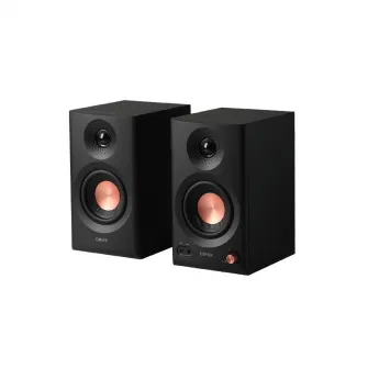 Edifier MR3 Black, Studio Monitor 2.0/ 2x18W RMS, Bluetooth v5.4, 1-inch silk dome tweeter and 3.5-inch diaphragm woofer, 52Hz - 40kHz, Hi-Res Audio certified, 24bit/96KHz, 6.35mm TRS balanced input, RCA, AUX, headphone output and AUX input, EDIFIER Conne