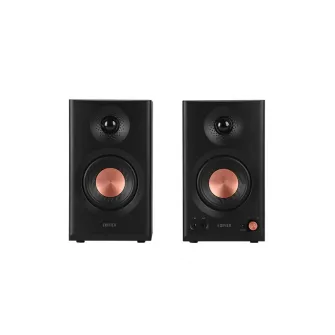 Edifier MR3 Black, Studio Monitor 2.0/ 2x18W RMS, Bluetooth v5.4, 1-inch silk dome tweeter and 3.5-inch diaphragm woofer, 52Hz - 40kHz, Hi-Res Audio certified, 24bit/96KHz, 6.35mm TRS balanced input, RCA, AUX, headphone output and AUX input, EDIFIER Conne