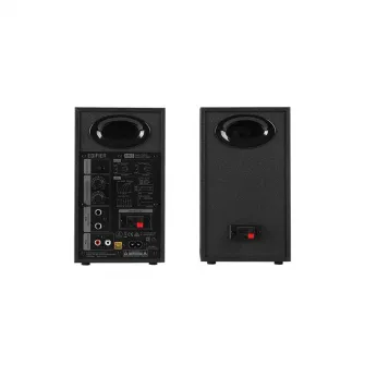 Edifier MR3 Black, Studio Monitor 2.0/ 2x18W RMS, Bluetooth v5.4, 1-inch silk dome tweeter and 3.5-inch diaphragm woofer, 52Hz - 40kHz, Hi-Res Audio certified, 24bit/96KHz, 6.35mm TRS balanced input, RCA, AUX, headphone output and AUX input, EDIFIER Conne
