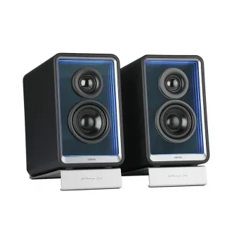 Edifier QR65 Desktop Active Monitor with GaN Charger, 70W RMS, LDAC, Hi-Res AUDIO and Hi-Res AUDIO WIRELESS certified, Audio inputs: AUX, USB-A, Bluetooth 5.3, Splendid light effects by TempoAbyss, Edifier ConneX app, Ultra-fast 65W GaN charging, with spe