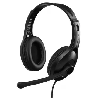 Edifier USB K800 Black Computer Headphones with microphone, Frequency response 20 Hz-20 kHz, On-ear controls,120-degree Rotating Microphone, Comfortable Wearing, 2.8 m, USB-A