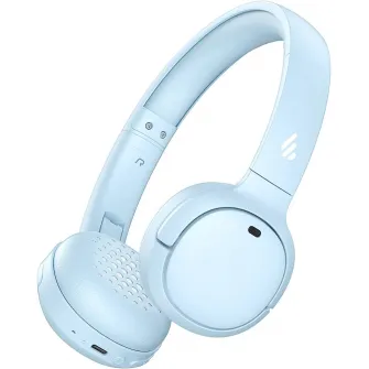 Edifier WH500 blue Wireless On-Ear Headphones, Bluetooth V5.2, 30mm dynamic driver, 40 hours playtime, Fast charge, Edifier Connect app, foldable