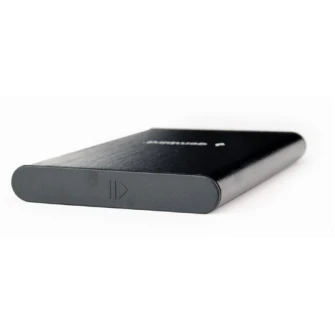 Gembird EE2-U3S-6, USB 3.1 2.5'' enclosure with USB Type-C port, brushed aluminum, Black