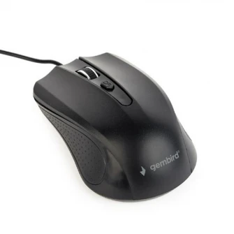Gembird MUS-4B-01, оптическая мышь, 1200 dpi, USB, черная