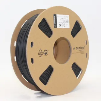 Gembird TPE flexible filament, Black, special thermopolymer allows to obtain materials similar to rubber, 1.75mm, 1kg