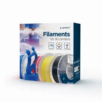 Gembird TPU flexible filament, Copper, High elasticity Thermoplastic Polyurethane, 1.75mm, 1kg