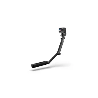 GoPro 3-Way 2.0, 3-in-1 mount can be used as a camera grip, extension arm (203.2-495.3 mm) or tripod, compatible with HERO7 Black, HERO6 Black, HERO5 Black, HERO5 Session, HERO Session, HERO4 Black, HERO4 Silver, HERO+ LCD, HERO+, HERO