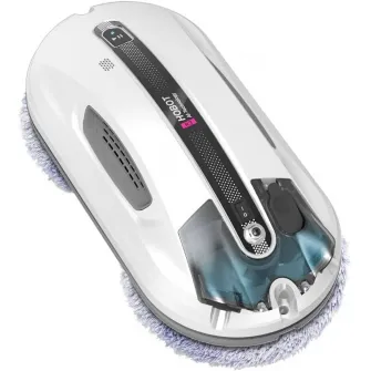 HOBOT Window Cleaning Robot  R3, Dual Ultrasonic Spray, Bio-mimicry Technology, AI Smart Route Plan for Through Cleaning, UPS anti-drop up to 20min, Long Power Cord (4m), Ultra-thin design, Remote control + Control via APP, Safety rope