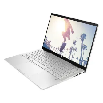 HP Pavilion 14 x360 Natural Silver (14-ek1024ci), 14.0'' FHD (1920x1080) IPS 250 nits Multitouch (Intel Core i5-1335U 10xCore 3.4-4.6 GHz, 8GB (on board) DDR4 RAM, 512GB PCIe NVMe SSD, Intel Iris Xe Graphics, WiFi-6/BT5.3, CR, HDMI, DP, USB-C, 3cell 43Wh,