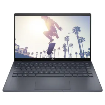 HP Pavilion 14 x360 Space Blue (14-ek2007ci), 14.0'' FHD (1920x1080) IPS 300 nits Multitouch (Intel Core 3 100U 6xCore 1.2-4.7 GHz, 8GB (on board) DDR4 RAM, 512GB PCIe NVMe SSD, Intel Graphics, WiFi-6E/BT5.3, CR, HDMI, DP, USB-C, 3cell 43Wh, 720p HD Webca