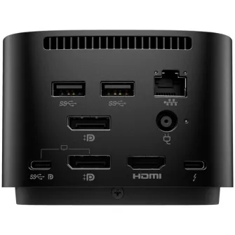 HP Thunderbolt Dock 120W G4- Universal docking with 1 x USB-C 3.2 G2 (Data Only), 4 x USB-A 3.2 G1, 2 x DP, 1 x RJ45, 1 x HDMI, 1 x TB4, 1 x USB-C DP alt mode port, support up to four 4K Displays, Up to 100W power, 0.76 kg.