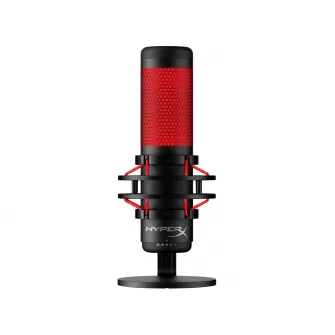 HyperX QuadCast 2 S, Black, Microphone for the streaming, Deep customization with 100+ aRGB LEDs, Anti-Vibration shock mount, Tap-to-Mute sensor with LED indicator, Four selectable polar patterns, Internal pop filter, Built-in headphone jack, Cable length