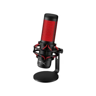 HyperX QuadCast 2 S, Black, Microphone for the streaming, Deep customization with 100+ aRGB LEDs, Anti-Vibration shock mount, Tap-to-Mute sensor with LED indicator, Four selectable polar patterns, Internal pop filter, Built-in headphone jack, Cable length