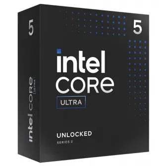 Intel Core Ultra 5 245K, S1851, 3.6-5.2GHz, 14C (6P+8) / 14T, 24MB L3 + 26MB L2 Cache, Integrated Intel Graphics, 3nm 125W, Unlocked, Retail (without Cooler)