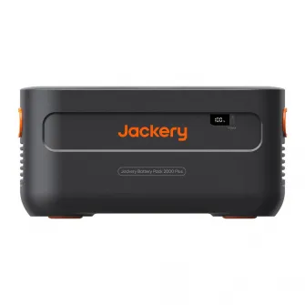 Jackery ''Explorer 2000 Plus'' Battery Pack, Capacity: 2042.8Wh, 4000 Cycles LiFePO4, Weight:19kg,  47x33.1x23.1cm, Compatible with Jackery ''Explorer 2000 Plus'', Black/Orange