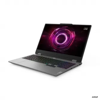 LENOVO LOQ 15AHP10, Luna Grey, AG IPS 15.6'' FHD 300nits 144Hz (AMD Ryzen 5 220, 6x Core, 3.2-4.9GHz, 16GB DDR5 (1 slot free), 512GB M.2 2242 NVMe (1 slot free), NVIDIA GeForce RTX 5050 8GB (440 AI TOPS), Wi-Fi 6, RJ-45, 60Wh, 5.0MP Webcam, White Backlit,