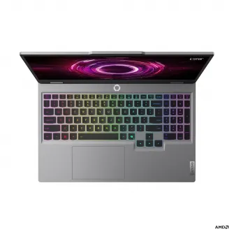 LENOVO LOQ 15AHP10, Luna Grey, AG IPS 15.6'' FHD 300nits 144Hz (AMD Ryzen 5 220, 6x Core, 3.2-4.9GHz, 16GB DDR5 (1 slot free), 512GB M.2 2242 NVMe (1 slot free), NVIDIA GeForce RTX 5050 8GB (440 AI TOPS), Wi-Fi 6, RJ-45, 60Wh, 5.0MP Webcam, White Backlit,