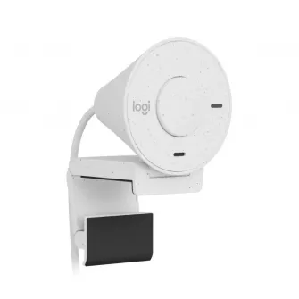 Logitech Brio 300 Full HD webcam, 1080p with auto light correction, noise-reducing mic, and USB-C-  OFF-WHITE - USB - EMEA28-935