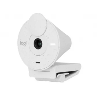 Logitech Brio 300 Full HD webcam, 1080p with auto light correction, noise-reducing mic, and USB-C-  OFF-WHITE - USB - EMEA28-935