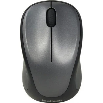Logitech Wireless Mouse M235 Silver, оптическая мышь, нано-приемник, серебристо-черный, розничная торговля