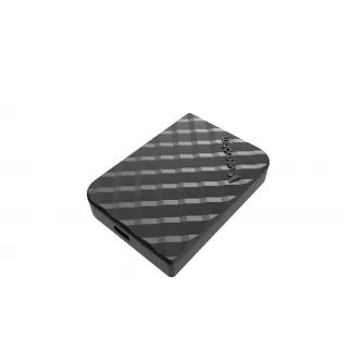 M.2 External SSD 1.0TB  Verbatim Store 'n' Go Mini Diamond SSD, Black/Blue, USB-C, Sequential Read/Write: up to 1000/1000 MB/s, Windows, Mac, Portable, Compact, Rugged and Perfect for travel, Ultra-lightweight, Cloth bag, Nero Backup Software (Win)