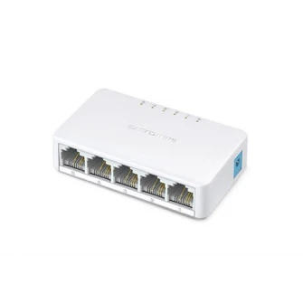 MERCUSYS MS105  5-port Desktop Switch, 5 10/100M RJ45 ports, Plastic case